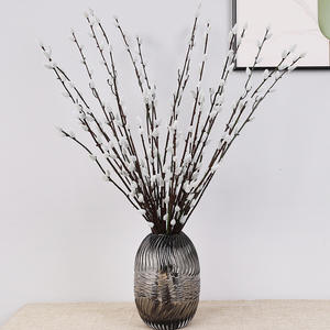 Nuevas <span class=keywords><strong>Ramas</strong></span> Artificiales <span class=keywords><strong>de</strong></span> <span class=keywords><strong>Salix</strong></span> Argyracea Blancas JingRui <span class=keywords><strong>de</strong></span> 70 cm, Arreglo Floral para Interiores, Decoración para el Día del Padre y Graduaciones - Product Image 3