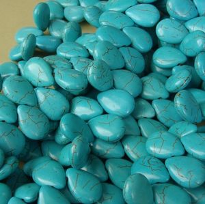 Colgante de Turquesa Azul Natural Premium en Forma de Lágrima, Joyería Artesanal con Piedras Curativas para Mujer, Regalo, Venta al Por Mayor - Product Image 2