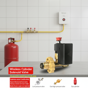 Notfall-Absperrmagnetventile, <span class=keywords><strong>LPG</strong></span>-Gasflaschen-Leckdetektor, Sicherheitsalarmsystem DN15/DN20, Batterie 3,7V - Product Image 2