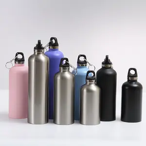 Low price Promotional Colorful Reusable 20oz Metal Aluminum Sports Water Bottle