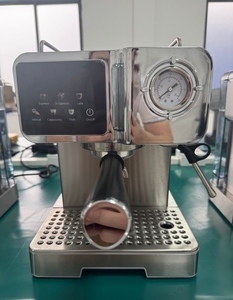 Chất lượng cao chuyên nghiệp thép không gỉ quá áp Máy pha cà phê bán tự động màn hình cảm ứng Chức năng Máy pha cà phê - Product Image 2