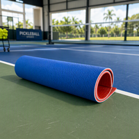 Revêtement de sol enroulable en acrylique pour terrain de pickleball extérieur, surface sportive résistante aux intempéries, sol de terrain extérieur durable