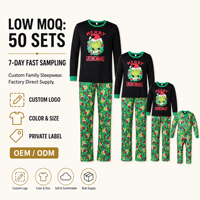 Ensemble de pyjamas pour maman, papa et bébé, imprimé personnalisé de haute qualité, respirant, combinaison à fermeture éclair pour bébé, tenues assorties pour la famille