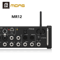 Mezclador de Audio Profesional de 30W con 12 Canales de Entrada, 99 Efectos DSP e Interfaz USB/Wi-Fi