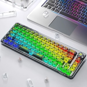 Tarantula F68 Mechanical <b>Keyboard</b> 68 Keys <b>Wireless</b> RGB Backlit Hot-swappable Gaming <b>Keyboard</b> For Tablet PC - Product Image 2