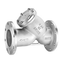 Válvula de Brida Tipo Y Multifunción de Acero Inoxidable 304 DN125 con Filtro, Presión de Trabajo PN16, Manual y Personalizada