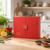Boîte cadeau à coque dure boîte d'emballage personnalisée à double porte boîte cadeau personnalisée en matériaux respectueux de l'environnement de conception haut de gamme