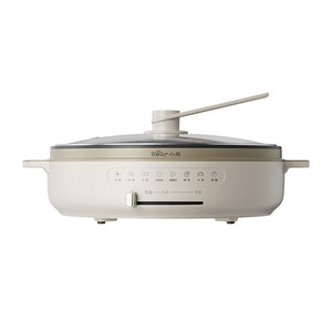 Plaque de cuisson électrique Bear DBC-H16U5 blanc cassé avec contrôle de température réglable pour la cuisson des crêpes et la friture - Product Image 5