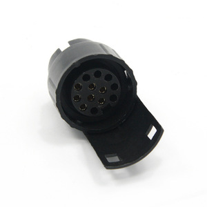 European Style <b>Trailer</b> Plug 7 Pin To 13 Pin Adapter Ea1731 ABS Material Plug In Connection - Product Image 4