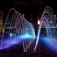 Fontaine d'intérieur moderne en acier inoxydable ShuiLiHua, design écologique, jet d'eau à induction en arc, construction durable, 110-230V