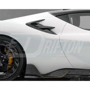สเกิร์ตช่องระบายอากาศด้านข้างด้านหลังสไตล์สปอร์ตสำหรับ Ferrari SF90 Stradale และ Spider - Product Image 3