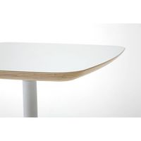 Tavolo Alto BLOOM Design BL00B Bianco/Nero per Interni, Casa, Caffè, Ristorante, Cantina, Eventi, Spazi Commerciali