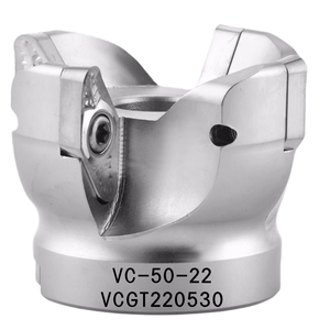 Fresa a Tazza R3 in Acciaio Super Rapido 55HRC per Avanzamento Rapido SQ-556 3/4/5 Taglienti Rivestita in Nichel per Sgrossatura CNC OEM - Product Image 1