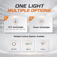 Luminaire LED Tri-Proof Dimmable DALI-2 IP65 IK10 160lm/W pour Projets Industriels, Étanche, Type Batten