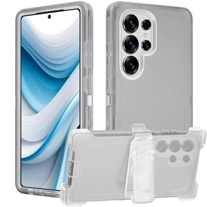Casing ponsel pelindung Robot kasar 3 dalam 1, casing penutup tahan guncangan dengan sabuk klip untuk iPhone 11 12 13 14 15 16 Pro Max 17 Air 17 Pro - Product Image 4