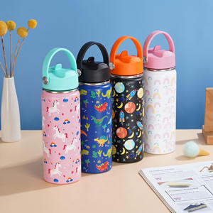Large Capacity Children's Thermoses Cup Funny Flask Stainless Steel Water <strong>Bottle</strong> Kids with Straw <strong>Baby</strong> Cups <strong>Adult</strong> Kawaii Cups - Product Image 2
