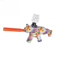 Pistola de Aire Comprimido de Bala Blanda Totalmente Automática, Pistola de Juguete Eléctrica SCAR de Disparo Continuo para Unisex, Hecha de Plástico