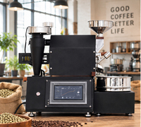 Torréfacteur de café domestique et commercial 600g avec écran tactile, machine électrique à torréfier les grains de café en tambour pour grains verts