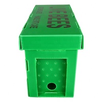 Caja de Plástico de Polipropileno Reciclable para Apicultura, Caja para Abejas Reinas, para Uso Doméstico