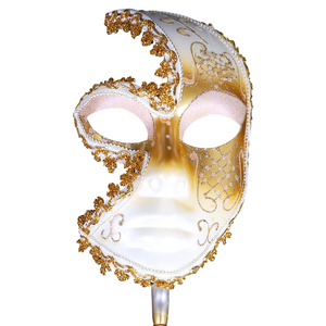 <span class=keywords><strong>Masque</strong></span> de carnaval vénitien élégant pour femmes <span class=keywords><strong>avec</strong></span> un bâton - Product Image 1