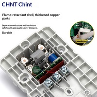 Prise de protection contre les fuites murales CHINT Série NEG3 Type 86, 16A 32A 40A, prise RCD pour climatiseur domestique AC 220/230V