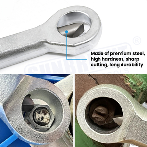 4Pcs Manual Heavy Rusty Duty <strong>Nut</strong> <strong>Splitter</strong> Broken Damaged Corroded Stuck Screw <strong>Nut</strong> Removal Splitting <strong>Tools</strong> - Product Image 6