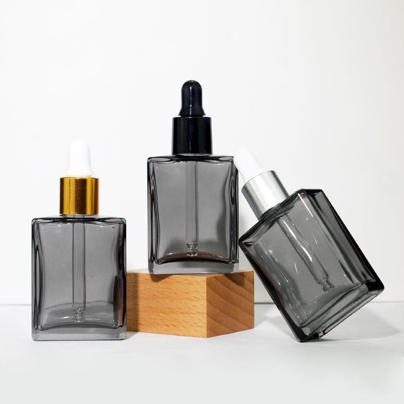 Noir transparent / Gris