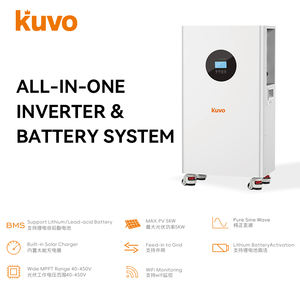 Inversor Híbrido de Onda Sinusoidal Pura <span class=keywords><strong>KUVO</strong></span> de Alta Calidad, Todo en Uno, ESS de 3.6KW 8KWH, Máquina Integrada de Almacenamiento de Energía con Pantalla LCD - Product Image 2