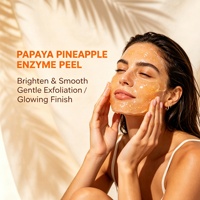 Crème éclaircissante à la papaye et à l'ananas vegan ETRUN ALISA, marque privée, enrichie en vitamine C, masque exfoliant pour le visage, adapté à tous les types de peau