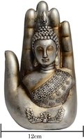 Antique Bénédiction Paume Bouddha Statue D'idole Décoratifs Showpiece