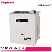 Régulateur de tension automatique monophasé 10000w, type de commande par relais, pleine puissance 10KVA, AC 10000 Watt