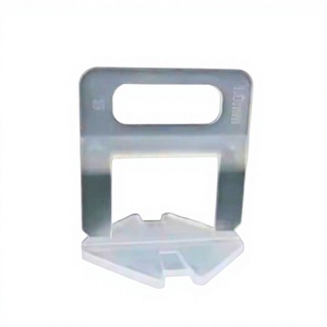 Durable Transparent <b>Tile</b> <b>Leveling</b> System Clips 1.5mm/2mm/3mm Self-adhesive Waterproof Easy Apartment Construction Tool - Product Image 1