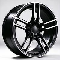 Jantes en alliage d'aluminium forgé usiné noir DG 18-22 pouces certifiées ECE R124, PCD personnalisé, finition peinte, pour rétrofit/amélioration