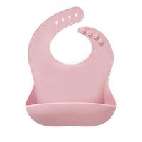 Bavoir imperméable personnalisé en silicone