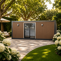 Maison conteneur portable de luxe en acier, préfabriquée, non finie, avec protection solaire en verre, disponible en 20, 40 et 30 pieds