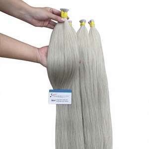 Super sale Hot Color Natural Wavy Bulk Vietnamese Human Hair Extensions Super silky no <b>tangle</b> no shedding ready to ship - Product Image 4