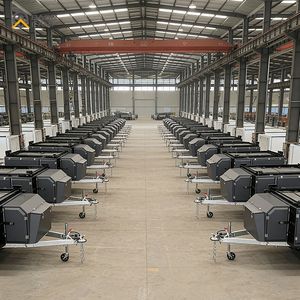 Tente de remorque de camping-car <span class=keywords><strong>pliante</strong></span> avec toilette <span class=keywords><strong>moto</strong></span> Camping <span class=keywords><strong>caravane</strong></span> pli arrière double coque rigide hors route - Product Image 5