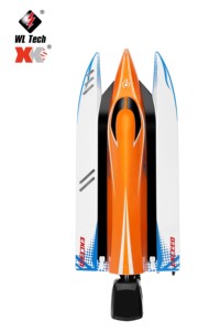 Nuevo diseño <span class=keywords><strong>WLToys</strong></span> grande de alta calidad Control remoto 45 km/h Speed Boat Toys para la venta - Product Image 4