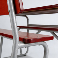 Meubles scolaires multifonctionnels, bureau et chaise pour étudiants, bureau et banc en bois à deux places pour salle de classe, bureau
