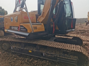 Excavadora de cadenas SANY SY155 usada, excavadora mediana de 15 toneladas, motor original, buen estado de funcionamiento, maquinaria de construcción para exportación - Product Image 4