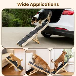 2025 <span class=keywords><strong>rampe</strong></span> pour chien réglable améliorée <span class=keywords><strong>rampe</strong></span> pliable <span class=keywords><strong>en</strong></span> <span class=keywords><strong>bois</strong></span> pour animaux de compagnie avec poignée de transport de 5 hauteurs pour lit canapé voiture <span class=keywords><strong>et</strong></span> utilisation <span class=keywords><strong>en</strong></span> extérieur - Product Image 4