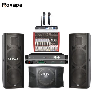 Système de sonorisation professionnel complet pour DJ, avec caisson de basses de 15 pouces 600W, pour concerts en plein air, scène suspendue, église, enceinte passive pleine gamme - Product Image 6