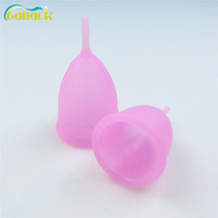 Venta directa de fábrica 100% Aplicador de copa menstrual de silicona de grado médico Copa menstrual reutilizable