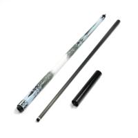 Queue de billard de haute qualité, 1/2 en deux parties, en fibre de carbone, avec joint en acier inoxydable, poignée en bois d'érable multicouche, légère, fabriquée en Chine