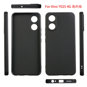 Funda Protectora de TPU Suave Totalmente Mate para <span class=keywords><strong>VIVO</strong></span> Y02S 4G, Funda Trasera de Cuero de Silicona Negra de Buena Calidad para Teléfono <span class=keywords><strong>Celular</strong></span> - Product Image 6