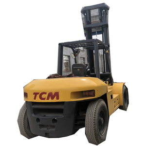 <b>Used</b> TCM 10 Ton 4WD Diesel Forklift with Solid Tires Rough Terrain Capability USA Origin - Product Image 1