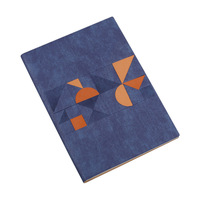 Carnet de notes professionnel en cuir souple A5 personnalisé avec logo, carnet d'étudiant simple et épaissi pour enregistrement de réunions