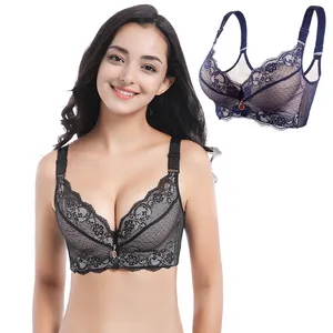 S-shaper-sujetadores de gelatina de talla grande para mujer, removibles prémium con relleno de látex, sin costuras, red de aire 32 38 40, talla grande