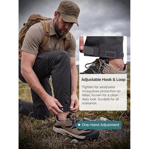 Pantalones de Senderismo Convertibles para Hombre, Impermeables, de Secado Rápido, con Cierre, Estilo Cargo, para Pesca, Corte Clásico, Ropa de Verano para Actividades al Aire Libre - Product Image 4