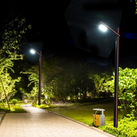 Lanterne LED pour poteau de cour, indice de protection IP65, alimentation CA, éclairage de jardin, décoration, colonne de paysage, pilier, lampe de poteau dédiée au parc